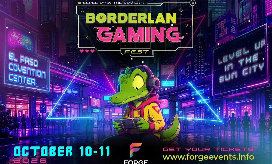 BorderLAN Gaming Fest poster: Level Up in the Sun City, October 10-11, 2026
